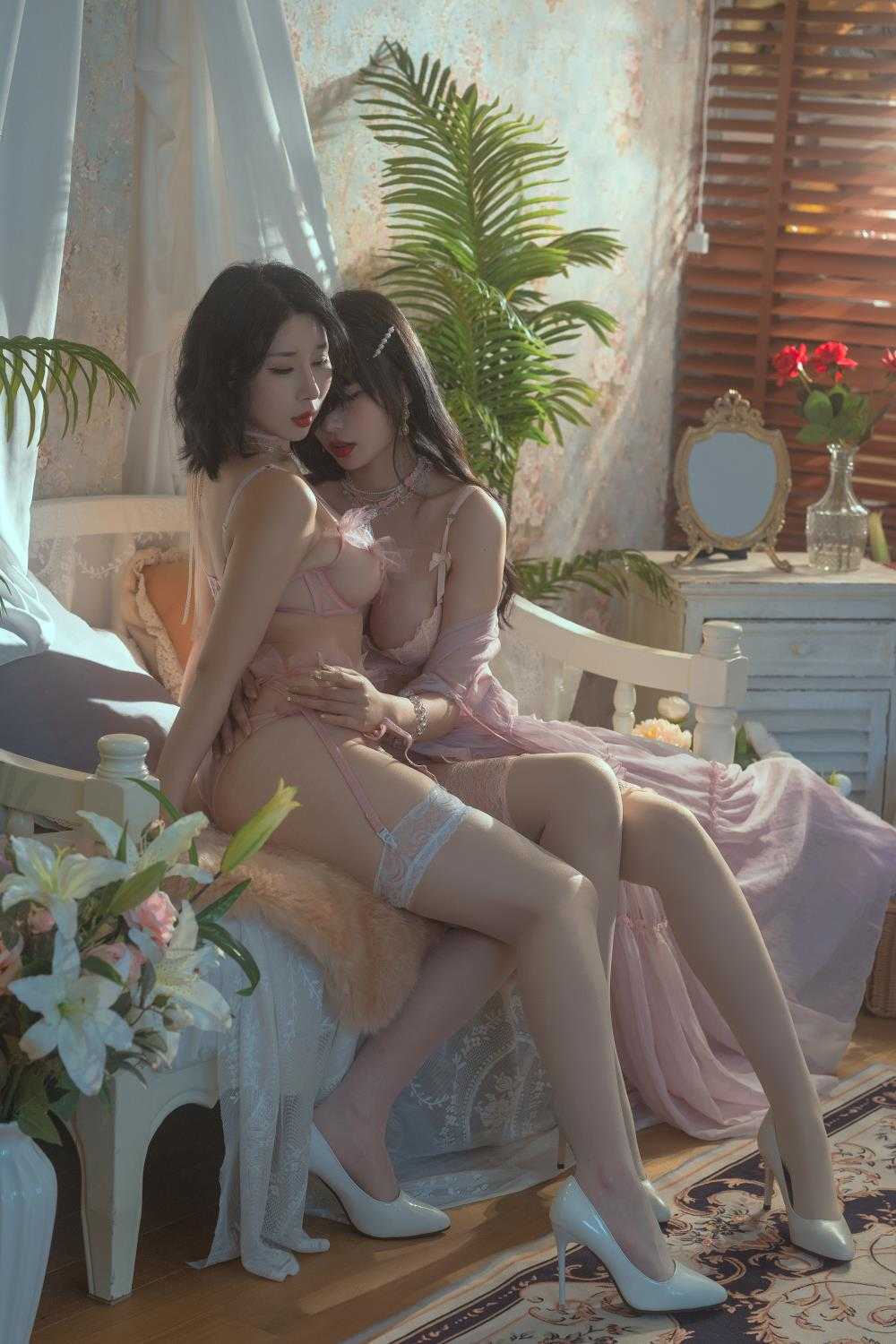 [云溪溪][奶桃] 花吟  [150P/5V/1.87G]（1）