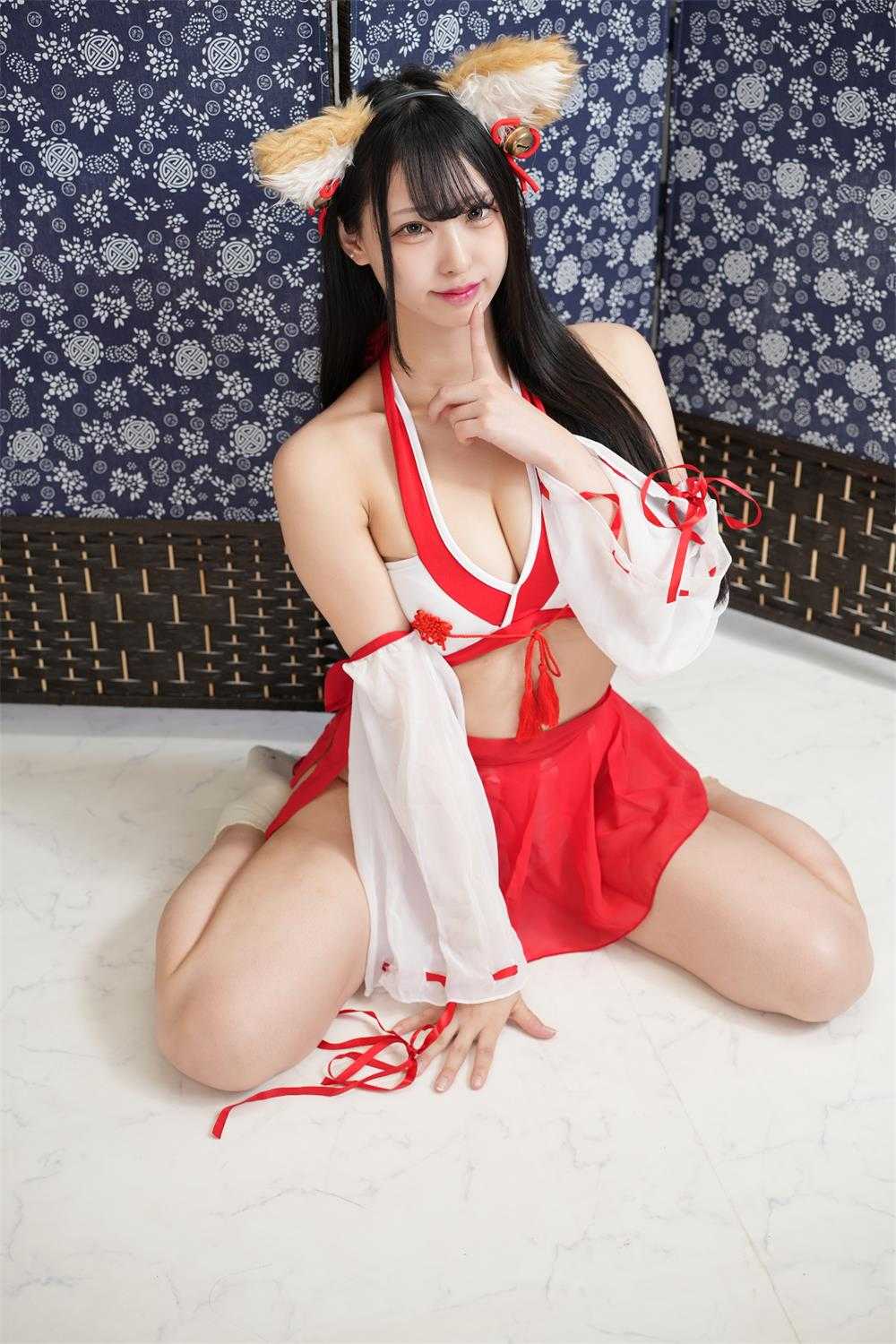 [cosplay/しおん共和国]神社里有兽耳巫女！？[116P/2.79G](2