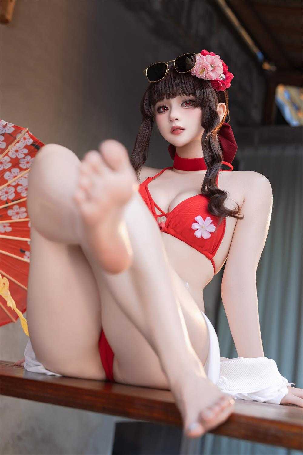 屿鱼 - 樱花泳装 [80P/980M](1