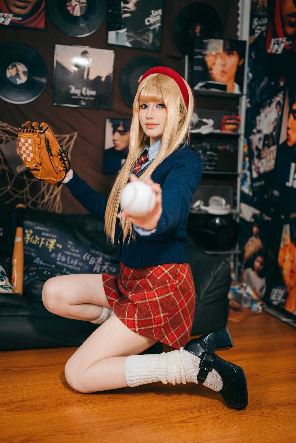 [鹿八岁] 棒球少女 [23P/704M] 4